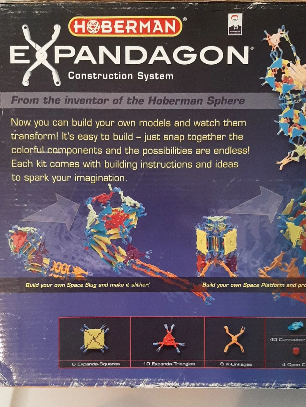 Hoberman expandagon construction